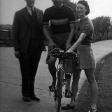 Tommy Godwin with Charlie Davey and Billie Dovey